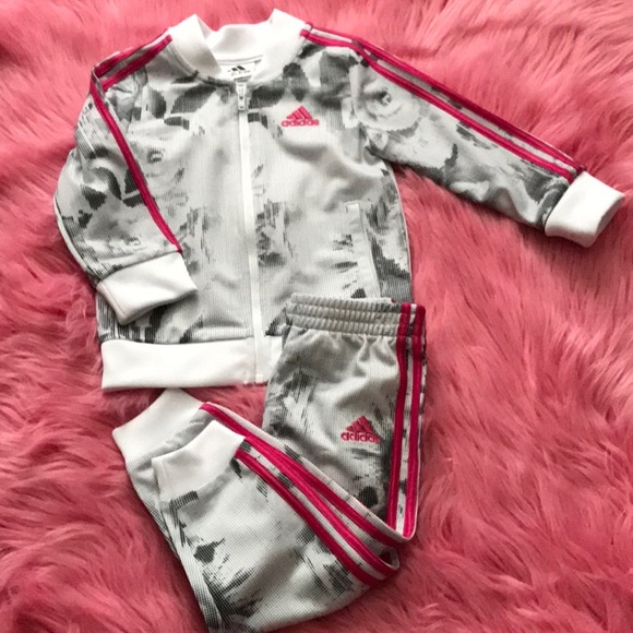 adidas floral sweatsuit